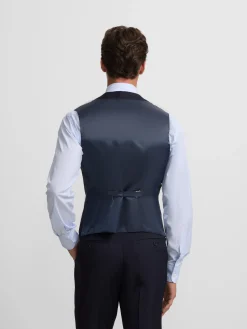 Silbon Formal Y Etiqueta·Chaqués Y Esmoquin|Formal Y Etiqueta·Chalecos-Chaleco chaque espiga azul marino Azul marino