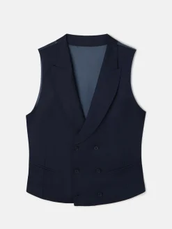 Silbon Formal Y Etiqueta·Chaqués Y Esmoquin|Formal Y Etiqueta·Chalecos-Chaleco chaque espiga azul marino Azul marino