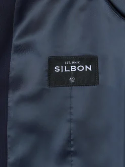 Silbon Formal Y Etiqueta·Chaqués Y Esmoquin|Formal Y Etiqueta·Chalecos-Chaleco chaque espiga azul marino Azul marino