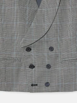 Silbon Formal Y Etiqueta·Chalecos-Chaleco chaque principe de gales Gris