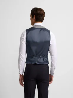 Silbon Formal Y Etiqueta·Chalecos-Chaleco chaque principe de gales Gris