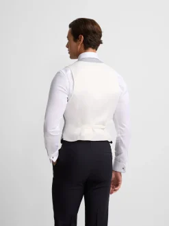 Silbon Formal Y Etiqueta·Chalecos-Chaleco chaque tailoring azul medio Azul&nbsp;medio