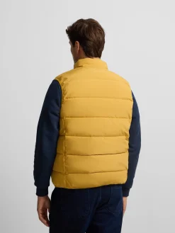 Silbon Smart Casual·Abrigos Y Cazadoras-Chaleco clasico tecnico Mostaza