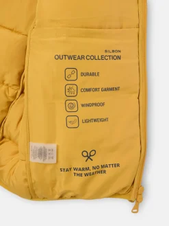 Silbon Smart Casual·Abrigos Y Cazadoras-Chaleco clasico tecnico Mostaza