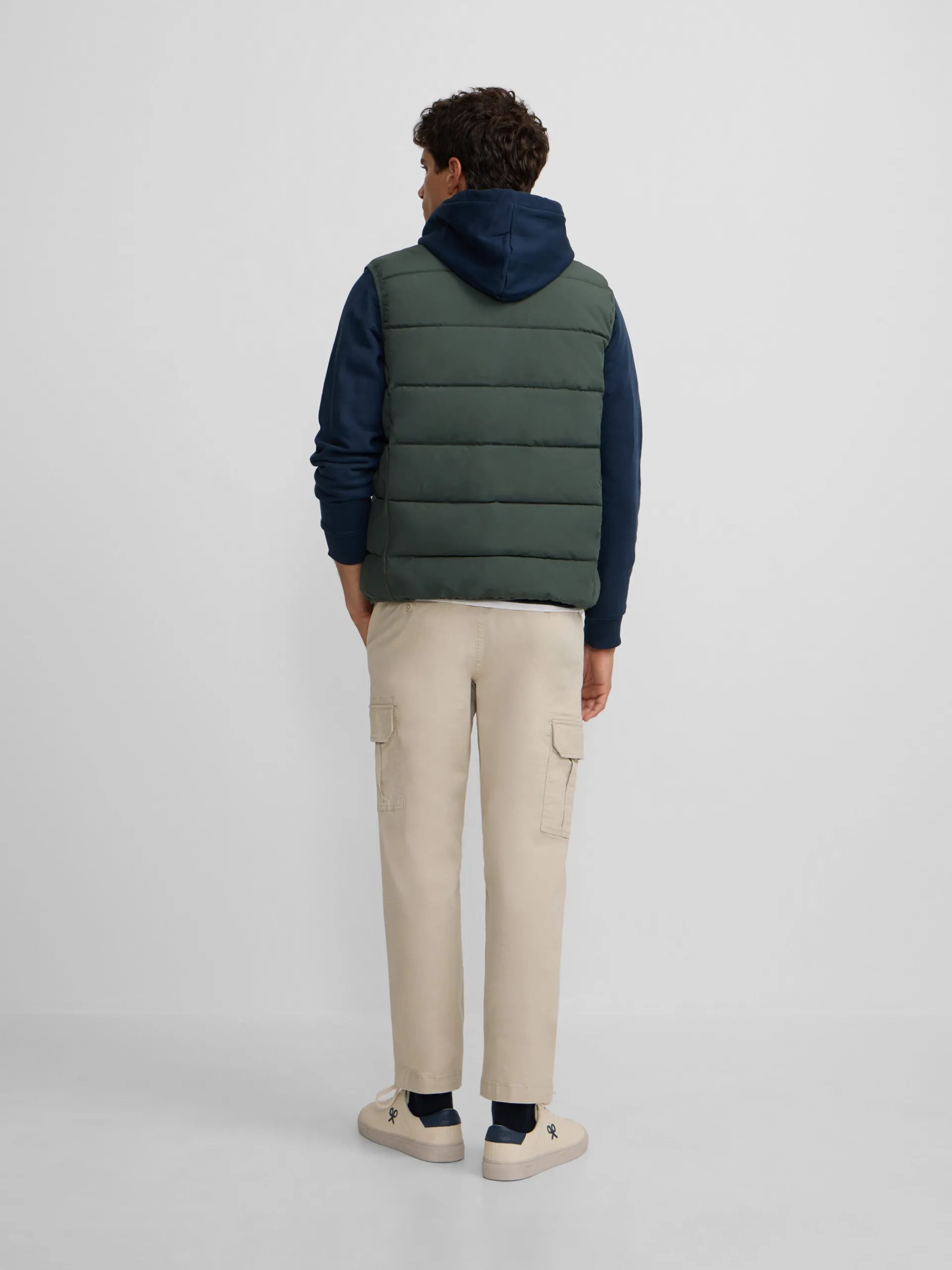 Silbon Smart Casual·Abrigos Y Cazadoras-Chaleco clasico tecnico Verde