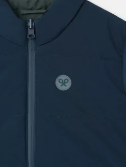 Silbon Abrigos Y Exterior-Chaleco kids reversible verde marino Azul&nbsp;marino