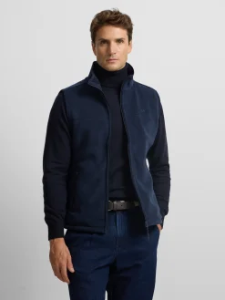 Silbon Smart Casual·Abrigos Y Cazadoras-Chaleco polar clasico azul marino Azul&nbsp;marino