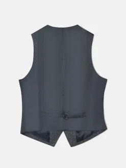 Silbon Formal Y Etiqueta·Trajes|Formal Y Etiqueta·Chalecos-Chaleco recto traje pata de gallo Gris