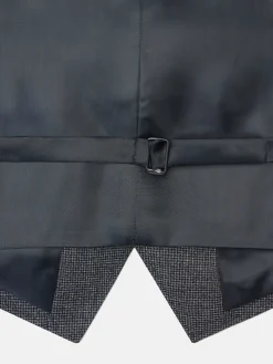 Silbon Formal Y Etiqueta·Trajes|Formal Y Etiqueta·Chalecos-Chaleco recto traje pata de gallo Gris