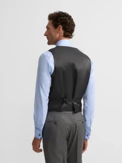 Silbon Formal Y Etiqueta·Trajes|Formal Y Etiqueta·Chalecos-Chaleco recto traje principe de gales Gris