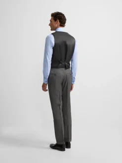 Silbon Formal Y Etiqueta·Trajes|Formal Y Etiqueta·Chalecos-Chaleco recto traje principe de gales Gris