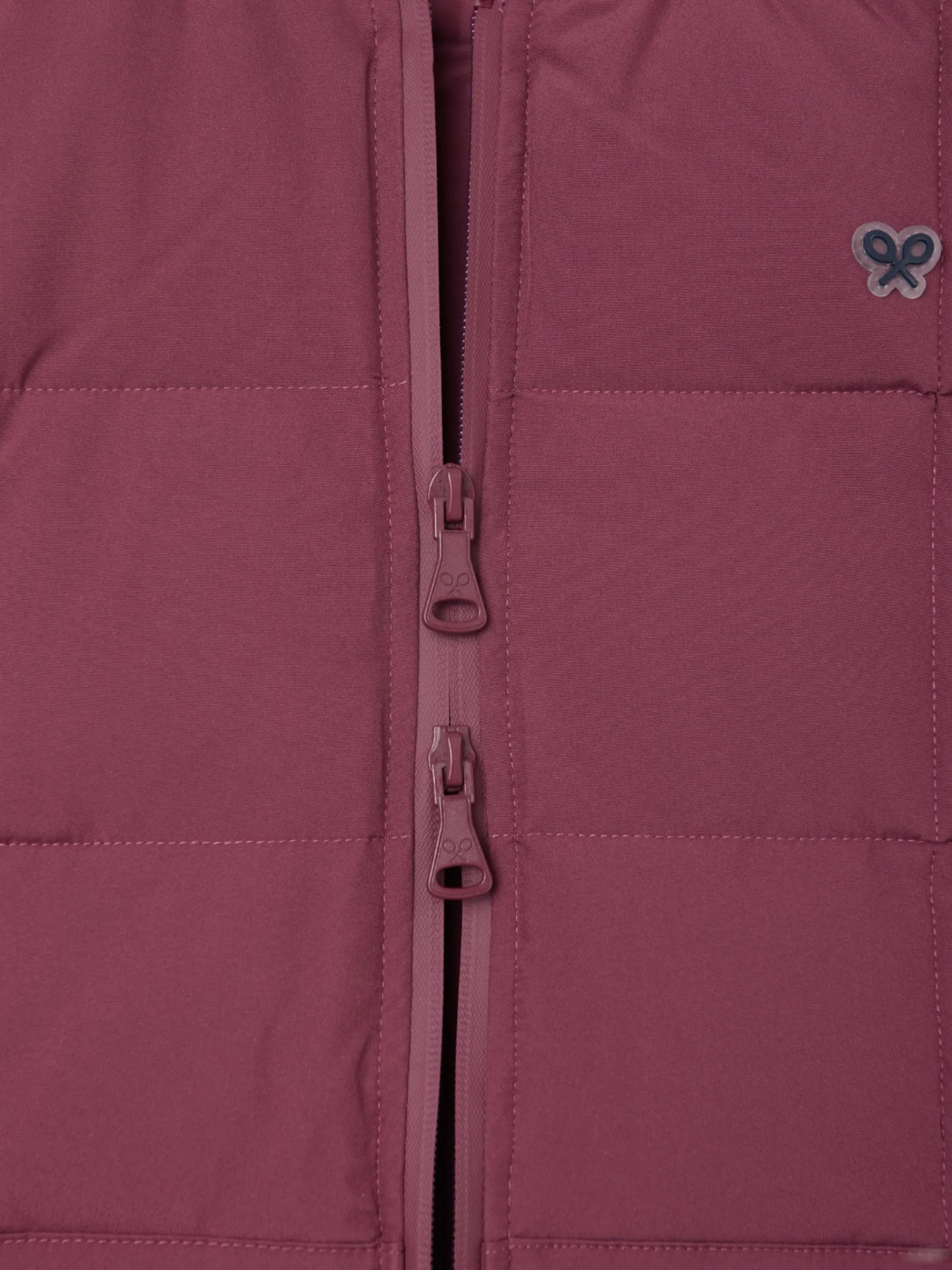 Silbon Smart Casual·Abrigos Y Cazadoras-Chaleco tecnico cuadros Burdeos