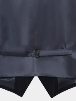 Silbon Formal Y Etiqueta·Chalecos-Chaleco traje raya diplomatica azul marino Azul marino