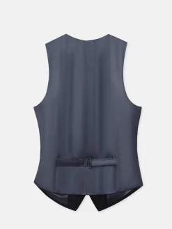 Silbon Formal Y Etiqueta·Chalecos-Chaleco traje raya diplomatica azul marino Azul marino