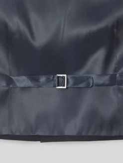 Silbon Formal Y Etiqueta·Chalecos|Formal Y Etiqueta·Chaqués Y Esmoquin-Chaleco vestir stretch cuello redondo azul marino Azul&nbsp;marino