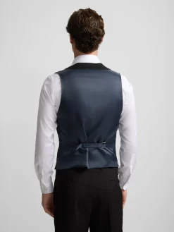 Silbon Formal Y Etiqueta·Chalecos-Chaleco vestir stretch cuello redondo Negro