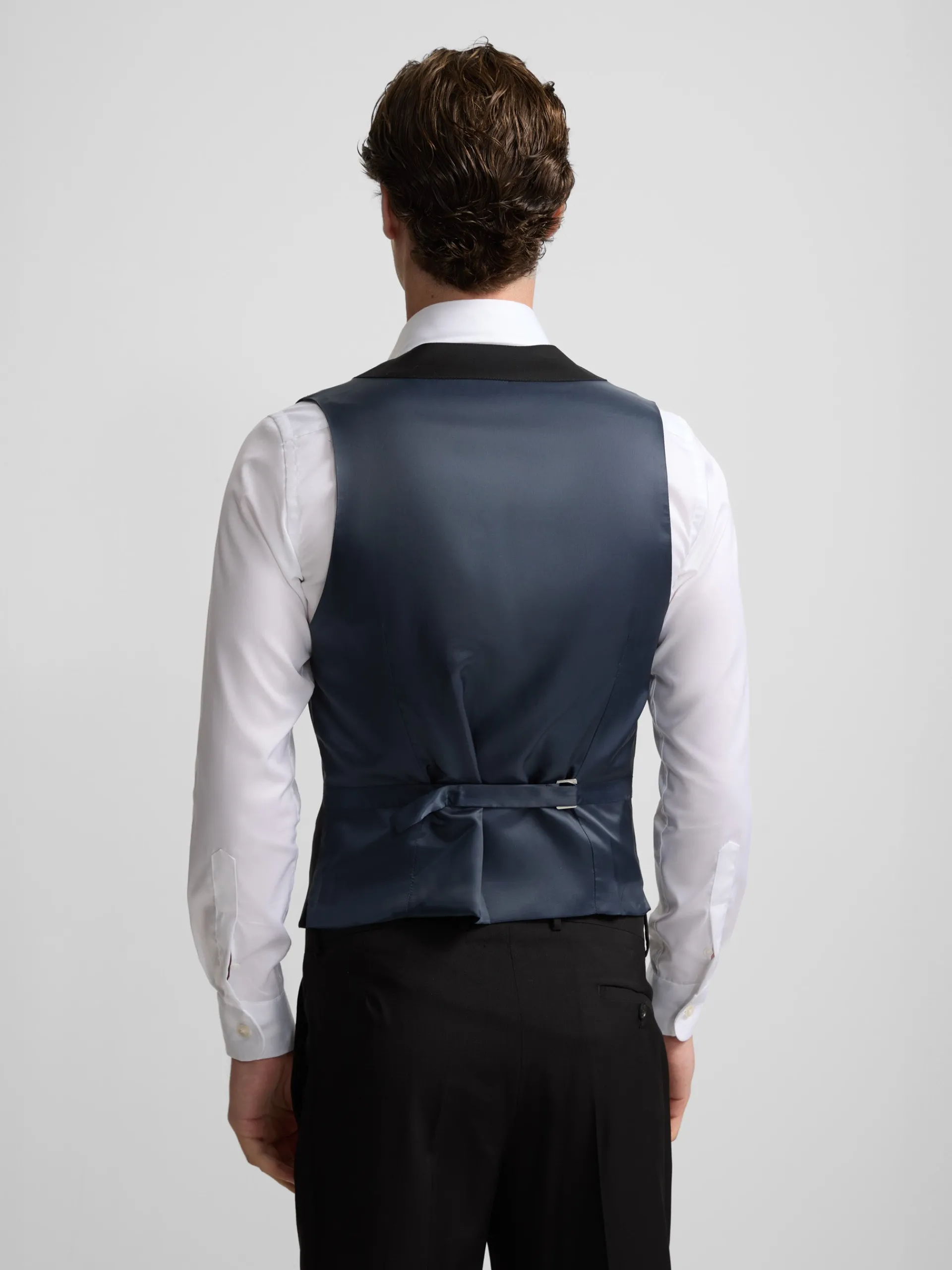 Silbon Formal Y Etiqueta·Chalecos-Chaleco vestir stretch cuello redondo Negro