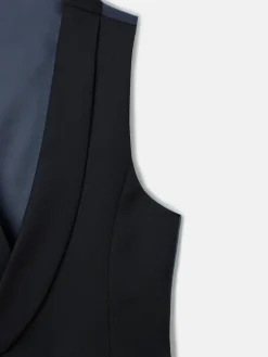 Silbon Formal Y Etiqueta·Chalecos-Chaleco vestir stretch cuello redondo Negro