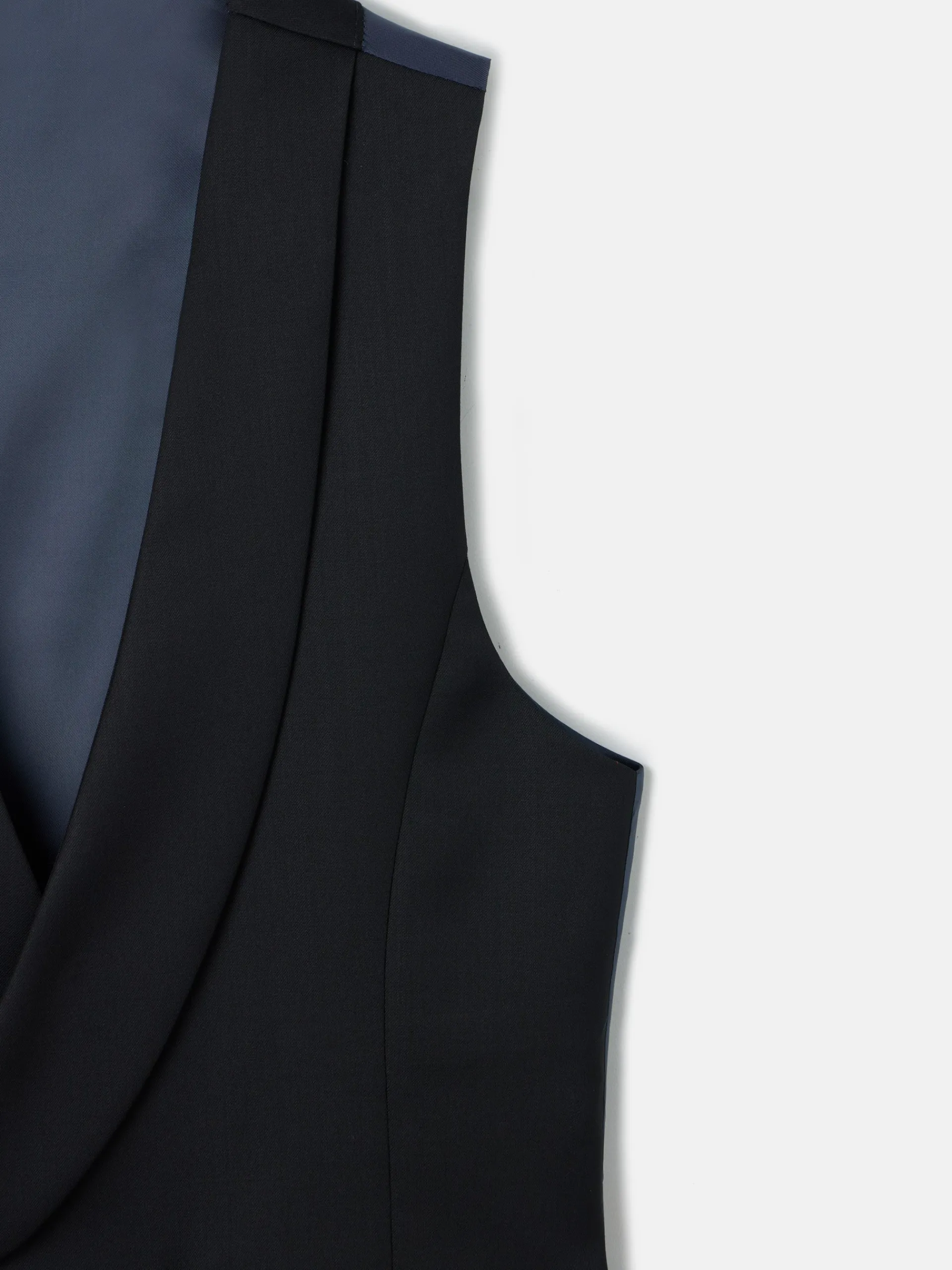 Silbon Formal Y Etiqueta·Chalecos-Chaleco vestir stretch cuello redondo Negro