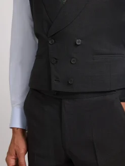 Silbon Formal Y Etiqueta·Chalecos|Formal Y Etiqueta·Chaqués Y Esmoquin-Chaleco vestir stretch cuello redondo Gris