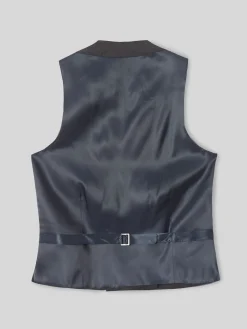 Silbon Formal Y Etiqueta·Chalecos|Formal Y Etiqueta·Chaqués Y Esmoquin-Chaleco vestir stretch cuello redondo Gris