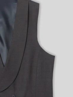 Silbon Formal Y Etiqueta·Chalecos|Formal Y Etiqueta·Chaqués Y Esmoquin-Chaleco vestir stretch cuello redondo Gris