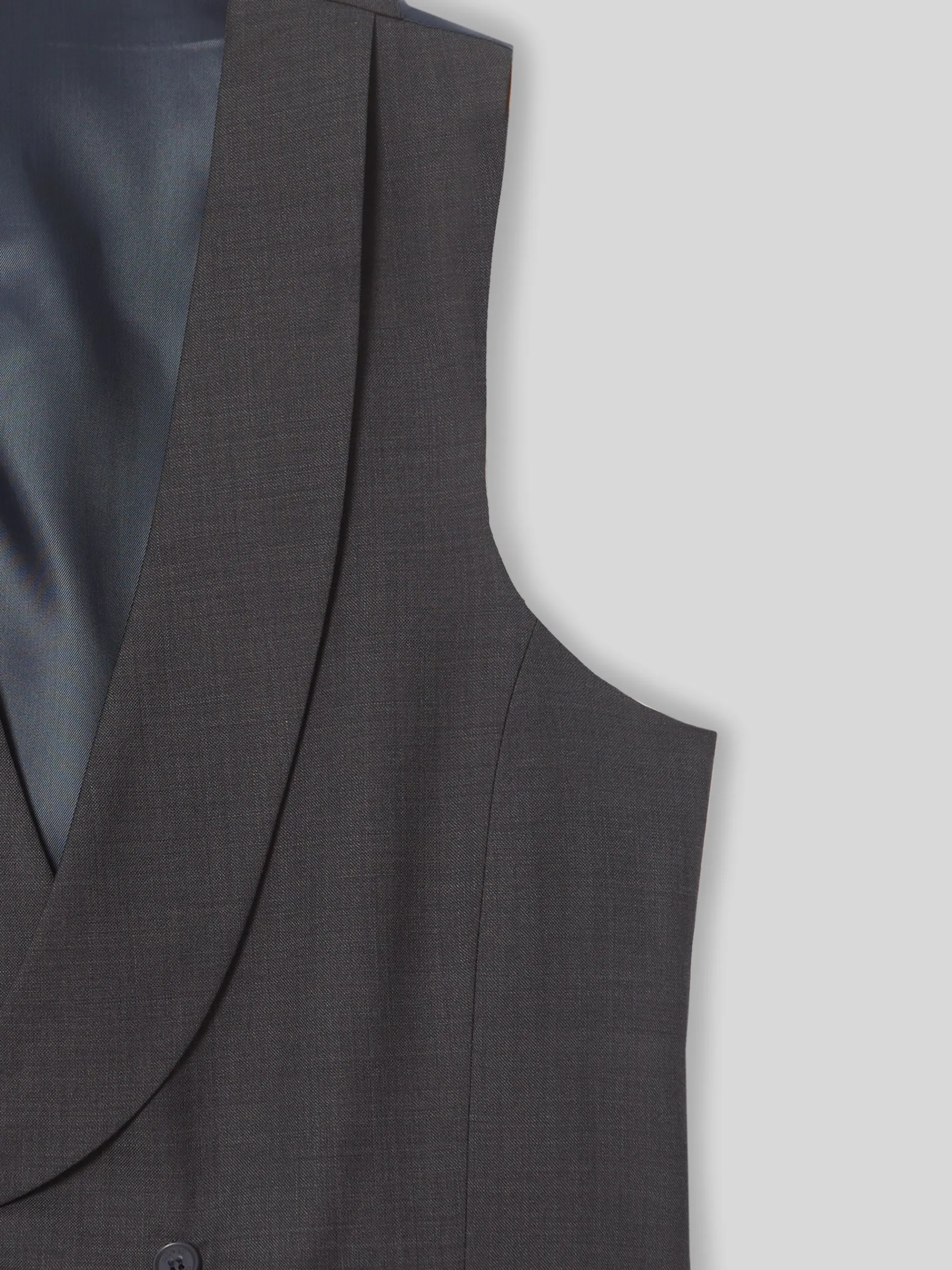 Silbon Formal Y Etiqueta·Chalecos|Formal Y Etiqueta·Chaqués Y Esmoquin-Chaleco vestir stretch cuello redondo Gris