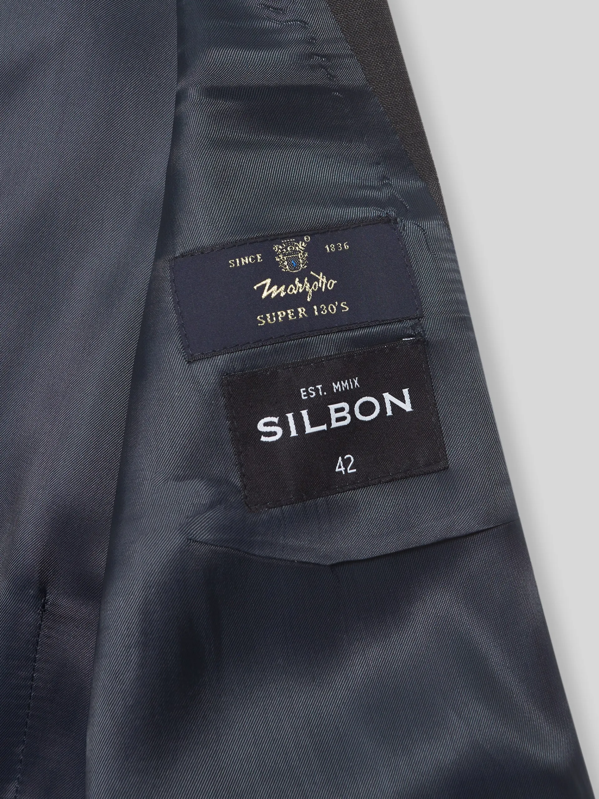 Silbon Formal Y Etiqueta·Chalecos|Formal Y Etiqueta·Chaqués Y Esmoquin-Chaleco vestir stretch cuello redondo Gris