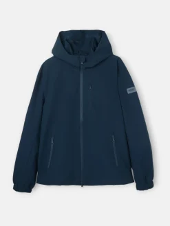 Silbon Abrigos Y Cazadoras|Smart Casual·Abrigos Y Cazadoras-Chaqueta capucha cortavientos Marino