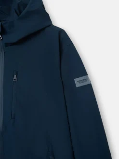 Silbon Abrigos Y Cazadoras|Smart Casual·Abrigos Y Cazadoras-Chaqueta capucha cortavientos Marino