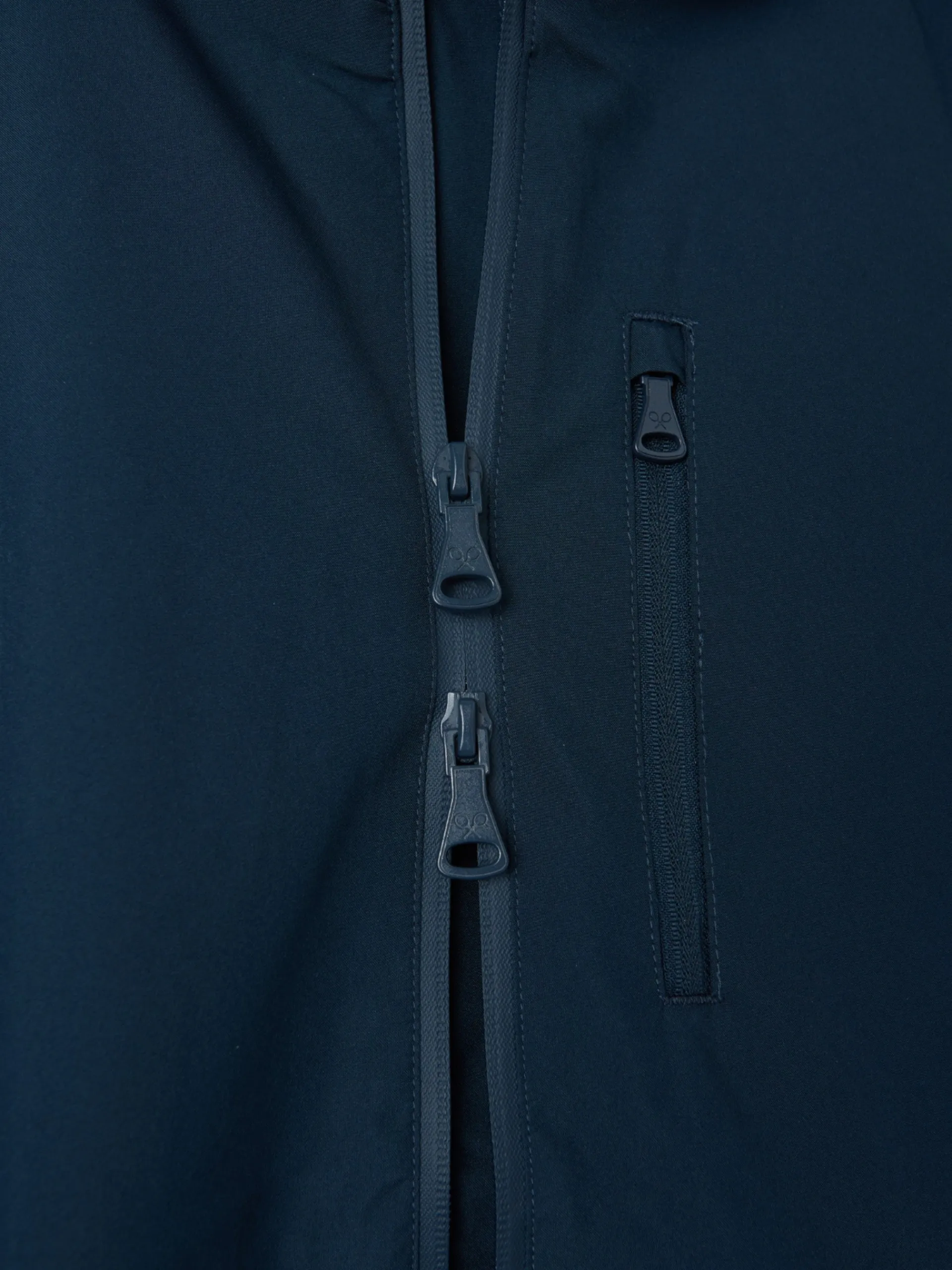 Silbon Abrigos Y Cazadoras|Smart Casual·Abrigos Y Cazadoras-Chaqueta capucha cortavientos Marino