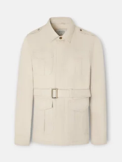 Silbon Smart Casual·Abrigos Y Cazadoras-Chaqueta cinturon Beige