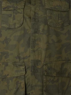 Silbon Smart Casual·Abrigos Y Cazadoras-Chaqueta militar camuflaje Verde