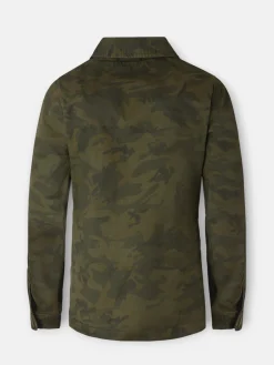 Silbon Smart Casual·Abrigos Y Cazadoras-Chaqueta militar camuflaje Verde