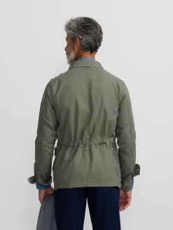 Silbon Smart Casual·Abrigos Y Cazadoras-Chaqueta militar parches dye Verde