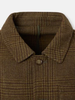 Silbon Smart Casual·Abrigos Y Cazadoras-Chaqueta principe de gales bolsillos Marron