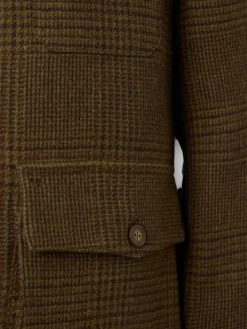 Silbon Smart Casual·Abrigos Y Cazadoras-Chaqueta principe de gales bolsillos Marron