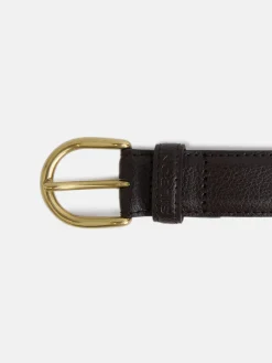 Silbon Pequeña Marroquinería·Cinturones, Tirantes Y Gemelos-Cinturon clasico piel Marron