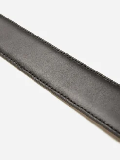 Silbon Pequeña Marroquinería·Cinturones, Tirantes Y Gemelos-Cinturon vestir piel Negro