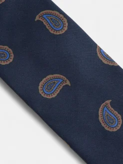 Silbon Accesorios·Corbatas, Pajaritas Y Pañuelos-Corbata amebas azul marino Azul&nbsp;marino