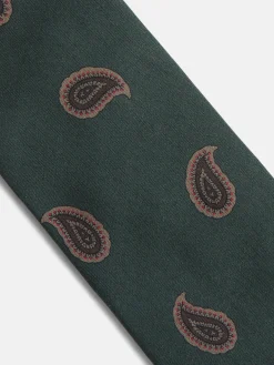 Silbon Accesorios·Corbatas, Pajaritas Y Pañuelos-Corbata amebas Verde
