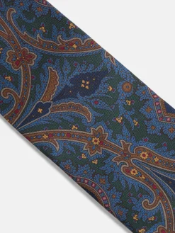 Silbon Accesorios·Corbatas, Pajaritas Y Pañuelos-Corbata estampado acanto Verde