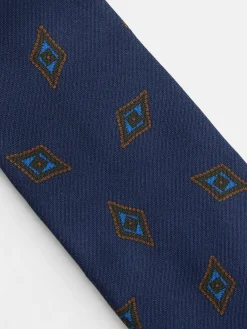 Silbon Accesorios·Corbatas, Pajaritas Y Pañuelos-Corbata motivo rombo azul marino Azul&nbsp;marino