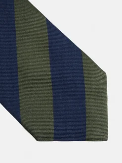 Silbon Accesorios·Corbatas, Pajaritas Y Pañuelos-Corbata rayas marino Verde