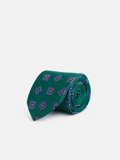 Silbon Accesorios·Corbatas, Pajaritas Y Pañuelos-Corbata rombo irregular Verde