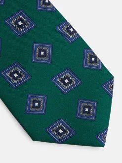 Silbon Accesorios·Corbatas, Pajaritas Y Pañuelos-Corbata rombo irregular Verde