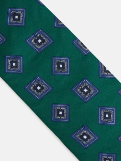 Silbon Accesorios·Corbatas, Pajaritas Y Pañuelos-Corbata rombo irregular Verde