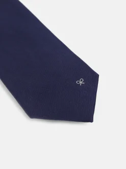 Silbon Accesorios·Corbatas, Pajaritas Y Pañuelos-Corbata lisa azul marino Azul&nbsp;marino