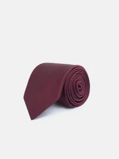 Silbon Accesorios·Corbatas, Pajaritas Y Pañuelos-Corbata mini puntos Burdeos