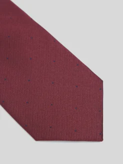 Silbon Accesorios·Corbatas, Pajaritas Y Pañuelos-Corbata mini puntos Burdeos